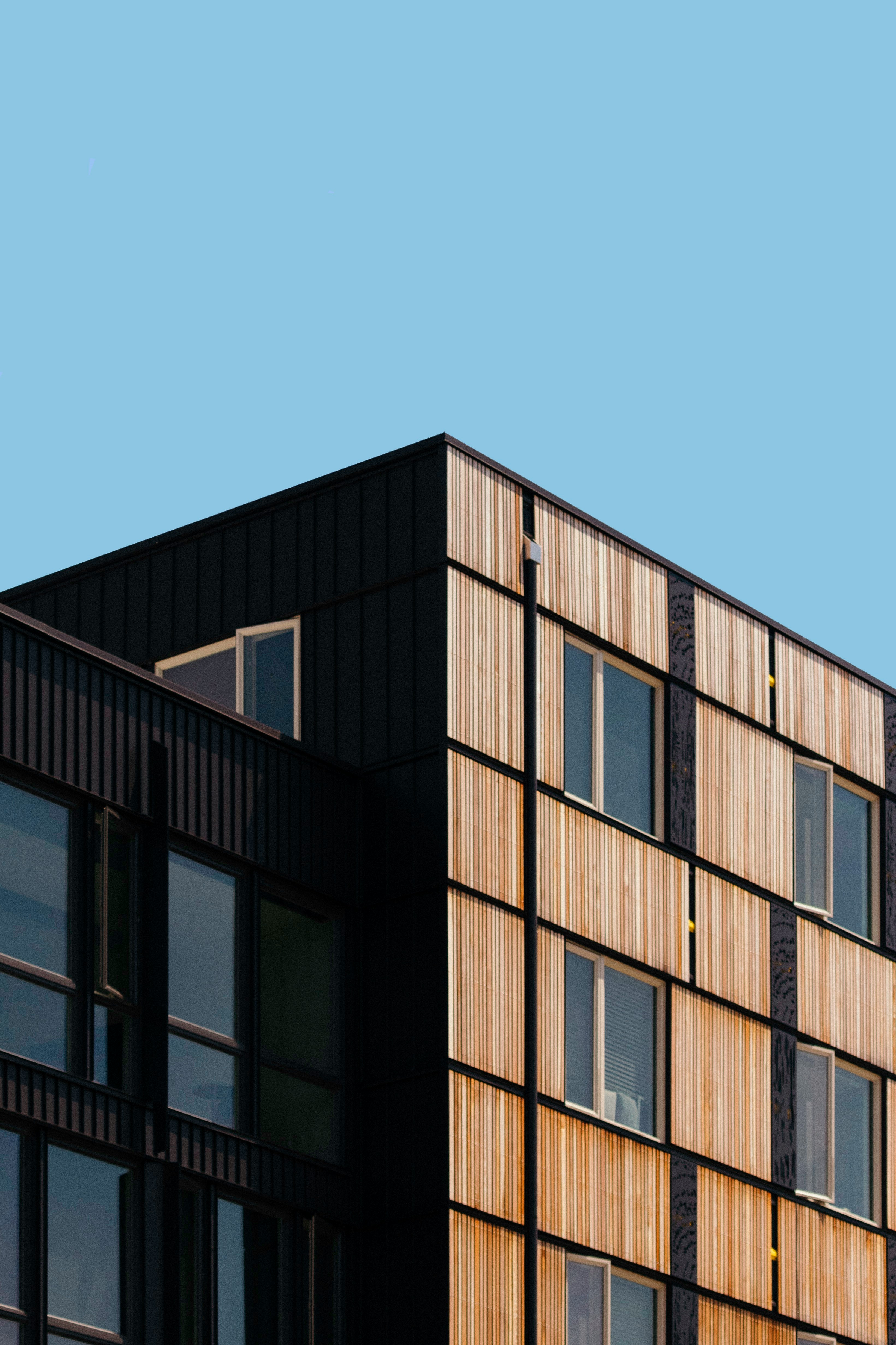 Modern apartment building